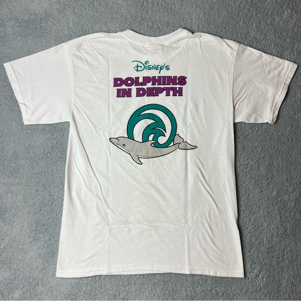 Vintage Walt Disney World Dolphins In Depth Size Large Unisex T Shirt